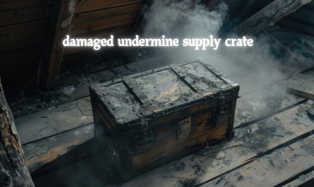 Damaged Undermine Supply Crate