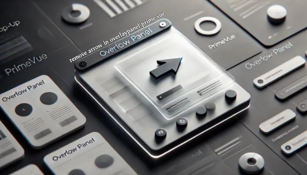 Remove Arrow in OverlayPanel Prime Vue