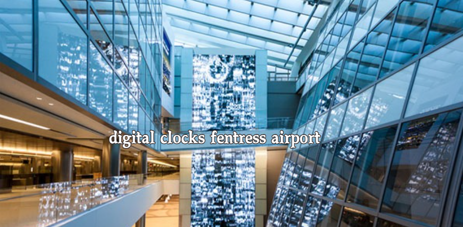 Digital Clocks at Fentress Airport